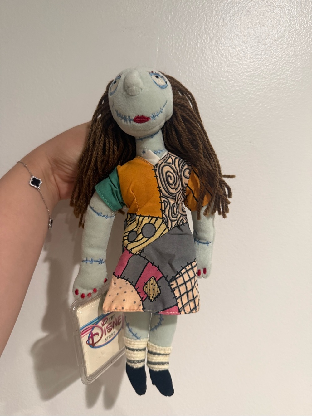 Disney Nightmare before Christmas Sally Patchwork plush bag charm/keychain